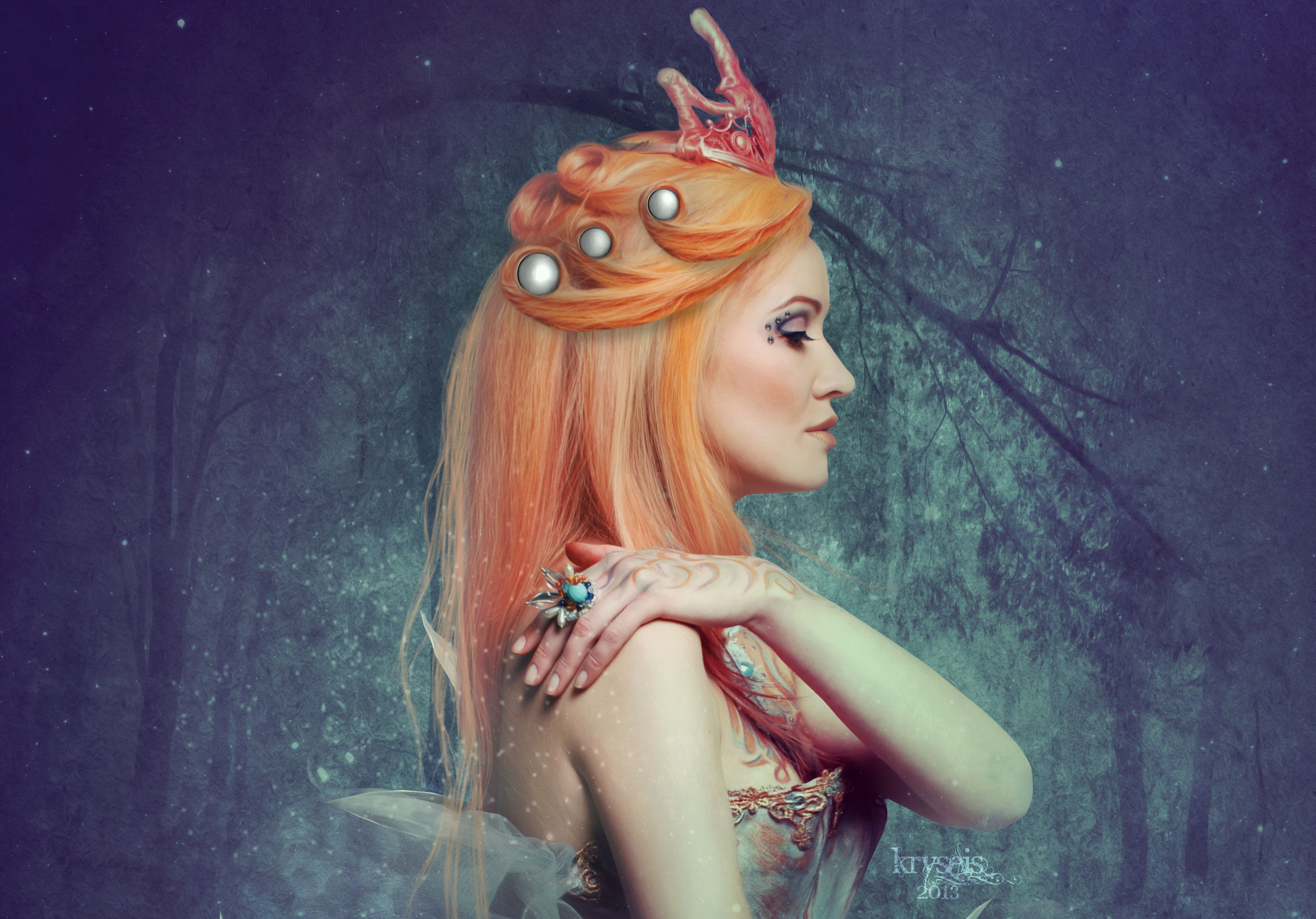 girls, Redhead, Girl, Fairy, Redhead, Mood Wallpaper