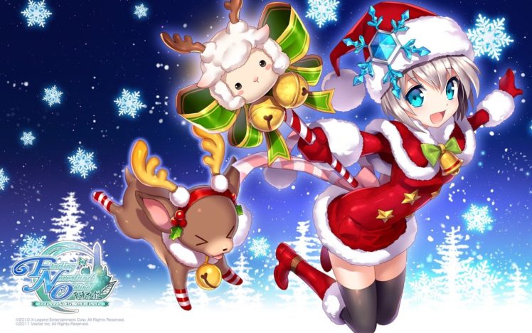 anime, Santa costume, Christmas, Finding Neverland Online HD Wallpaper Desktop Background