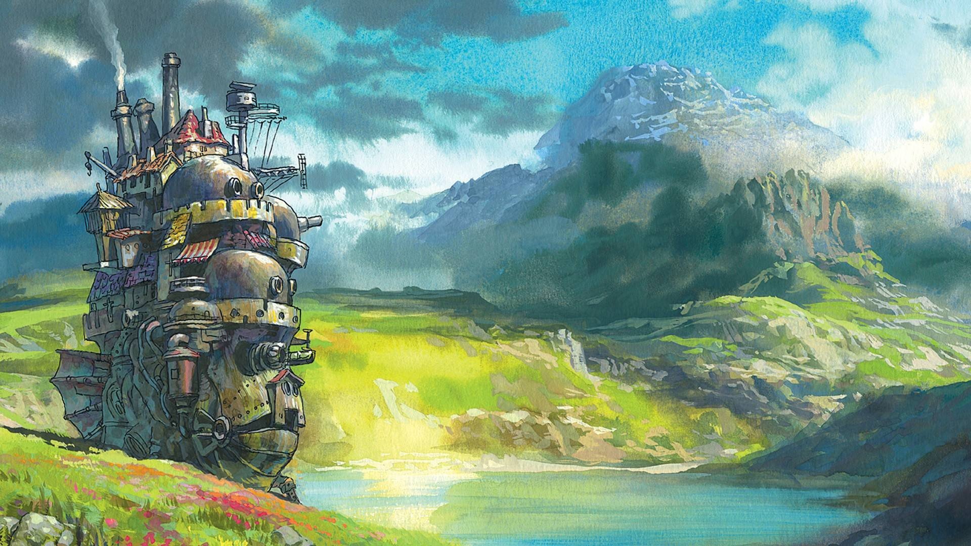 anime, Howls Moving Castle, Studio Ghibli Wallpaper