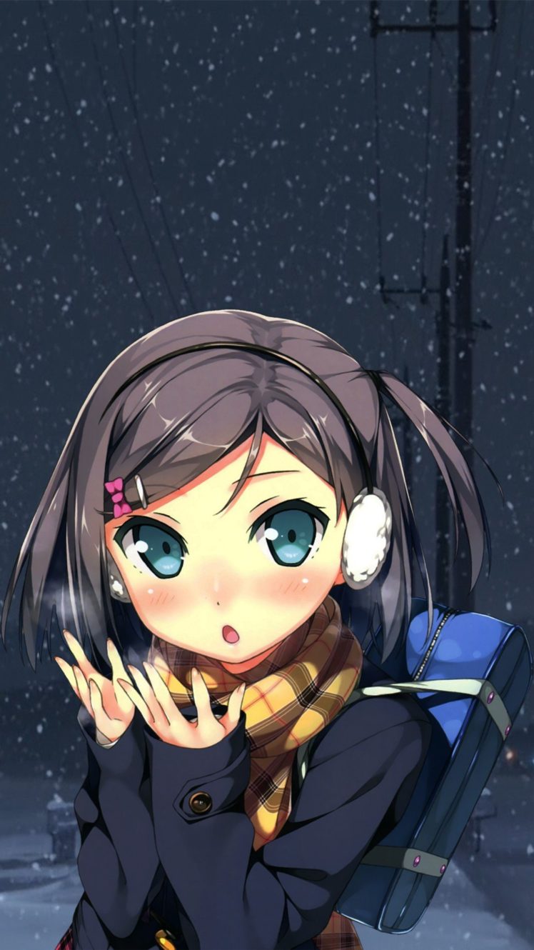 Tsutsukakushi Tsukiko, Snow HD Wallpaper Desktop Background