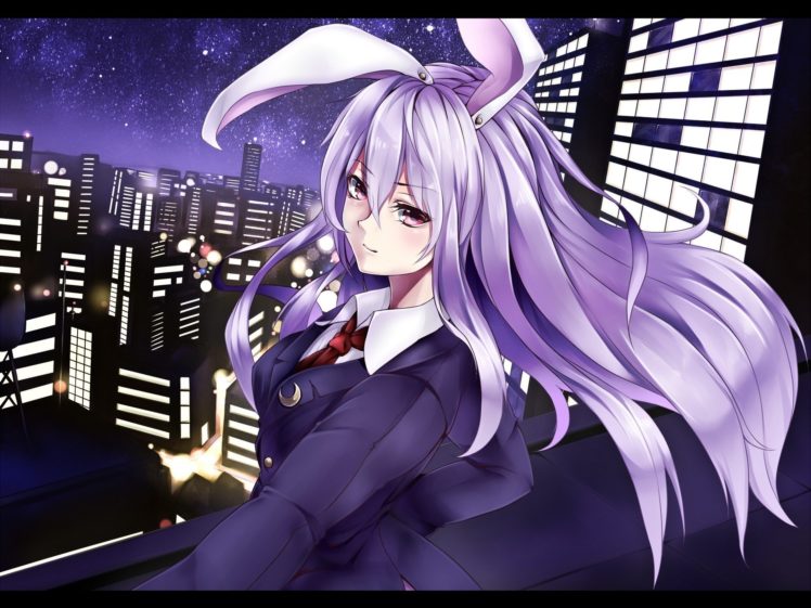 long hair, Anime girls, City, Touhou HD Wallpaper Desktop Background