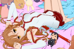 anime, Anime girls, Sword Art Online, Yuuki Asuna
