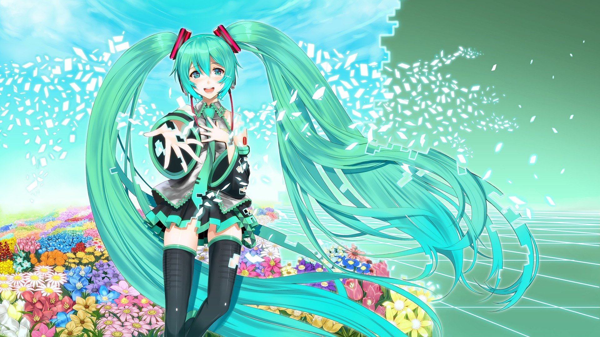  anime  Anime  girls Hatsune Miku Vocaloid Wallpapers HD 