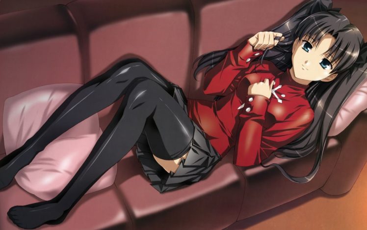 Tohsaka Rin, Fate Series, Anime girls HD Wallpaper Desktop Background