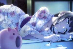 kimono, Anime girls, Accel World, Kurasaki Fuuko