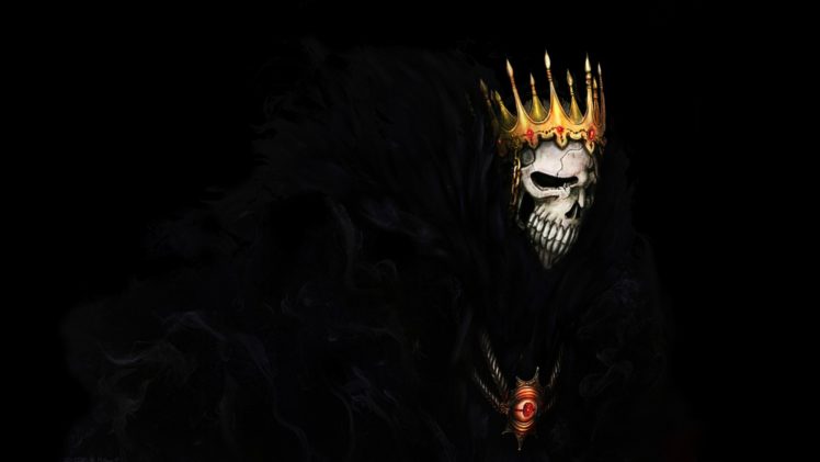 Bleach, Death, Barragan Luisenbarn, Crowns, Skull, Espada HD Wallpaper Desktop Background