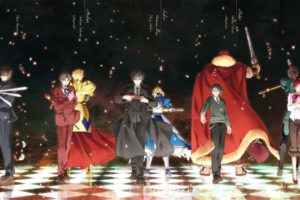 Fate Zero, Saber, Kiritsugu Emiya, Rider (Fate Zero), Archer (Fate Stay Night), Lancer (Fate Zero), Berserker (Fate Zero)