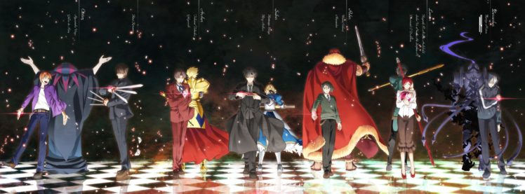 Fate Zero, Saber, Kiritsugu Emiya, Rider (Fate Zero), Archer (Fate Stay Night), Lancer (Fate Zero), Berserker (Fate Zero) HD Wallpaper Desktop Background