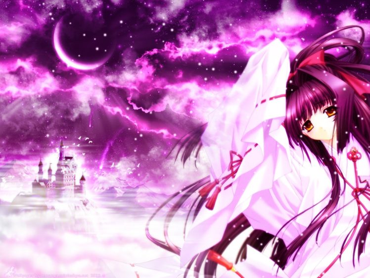 long hair, Anime girls, Senoo Chihogi, 3LDK (game) HD Wallpaper Desktop Background