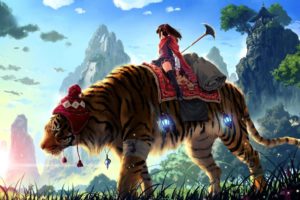 tiger, Fantasy art
