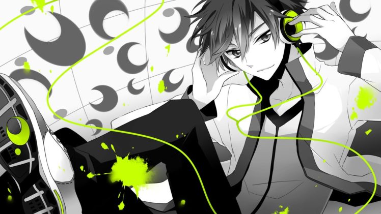 anime, Headphones, Vocaloid HD Wallpaper Desktop Background