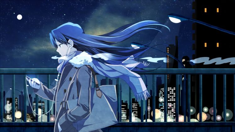 anime, Winter HD Wallpaper Desktop Background