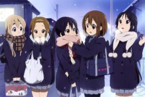 anime, Winter, K ON!, Kotobuki Tsumugi, Tainaka Ritsu, Nakano Azusa, Hirasawa Yui, Akiyama Mio
