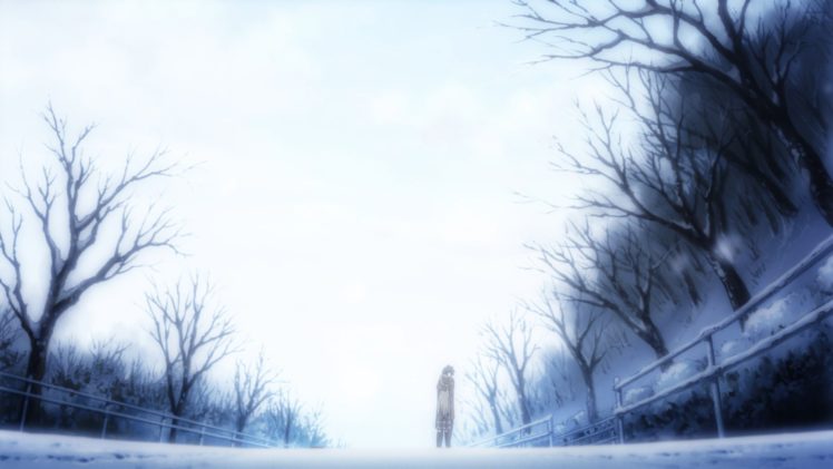 anime, Winter HD Wallpaper Desktop Background