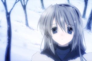 anime, Winter, Sakagami Tomoyo, Clannad
