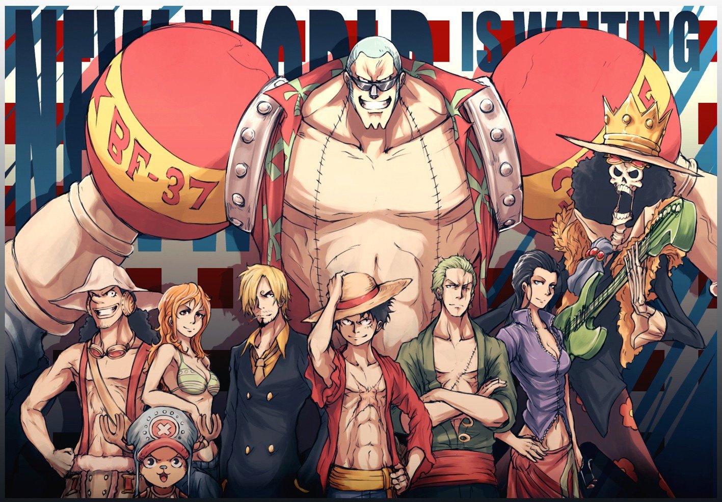 One Piece, Franky, Nami, Sanji, Monkey D. Luffy, Roronoa Zoro, Nico Robin,  Brook, Usopp, Straw Hat Pirates Wallpapers HD / Desktop and Mobile  Backgrounds