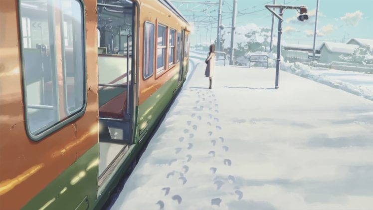 train station, Snow HD Wallpaper Desktop Background