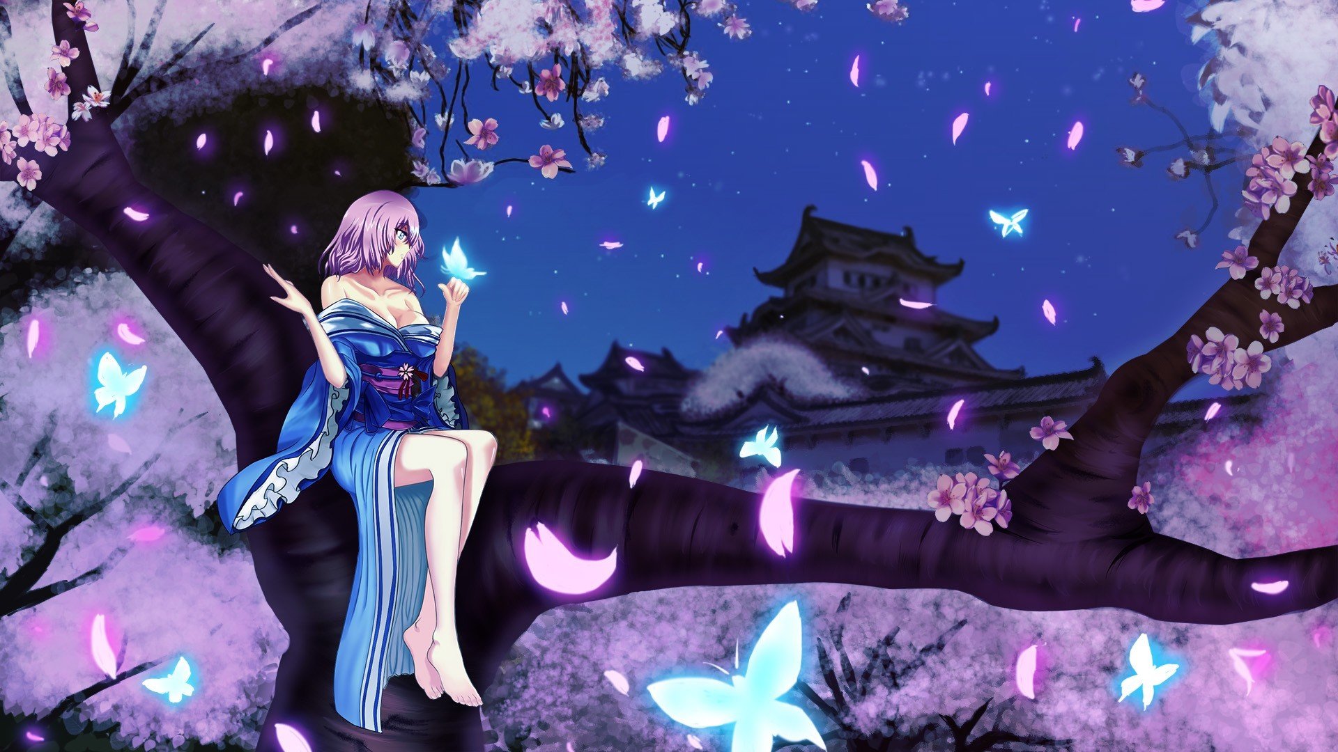 Touhou, Saigyouji Yuyuko Wallpaper