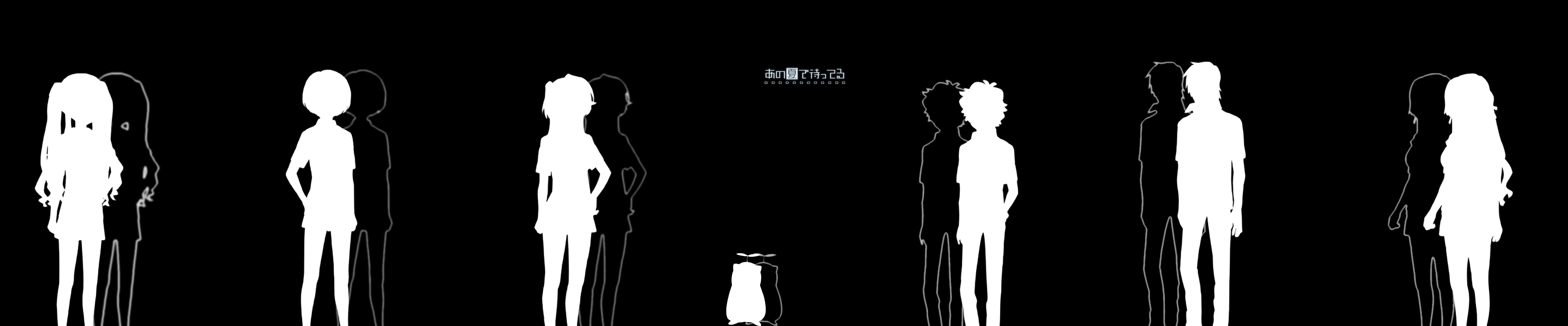 anime, Ano Natsu de Matteru, Kirishima Kaito, Takatsuki Ichika, Rinon, Kanna Tanigawa, Ishigaki Tetsurō, Kitahara Mio, Yamano Remon, Triple screen Wallpaper