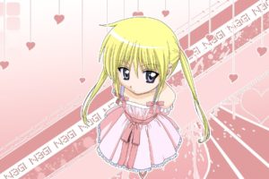 anime girls, Blonde, Dress, Pink, Hayate no Gotoku, Sanzenin Nagi