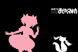 anime, Mahou Shoujo Madoka Magica, Kaname Madoka, Akemi Homura, Miki Sayaka, Tomoe Mami, Sakura Kyoko, Kyuubey, Triple screen
