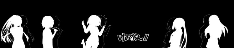 anime, K ON!, Hirasawa Yui, Akiyama Mio, Tainaka Ritsu, Kotobuki Tsumugi, Nakano Azusa, Triple screen HD Wallpaper Desktop Background