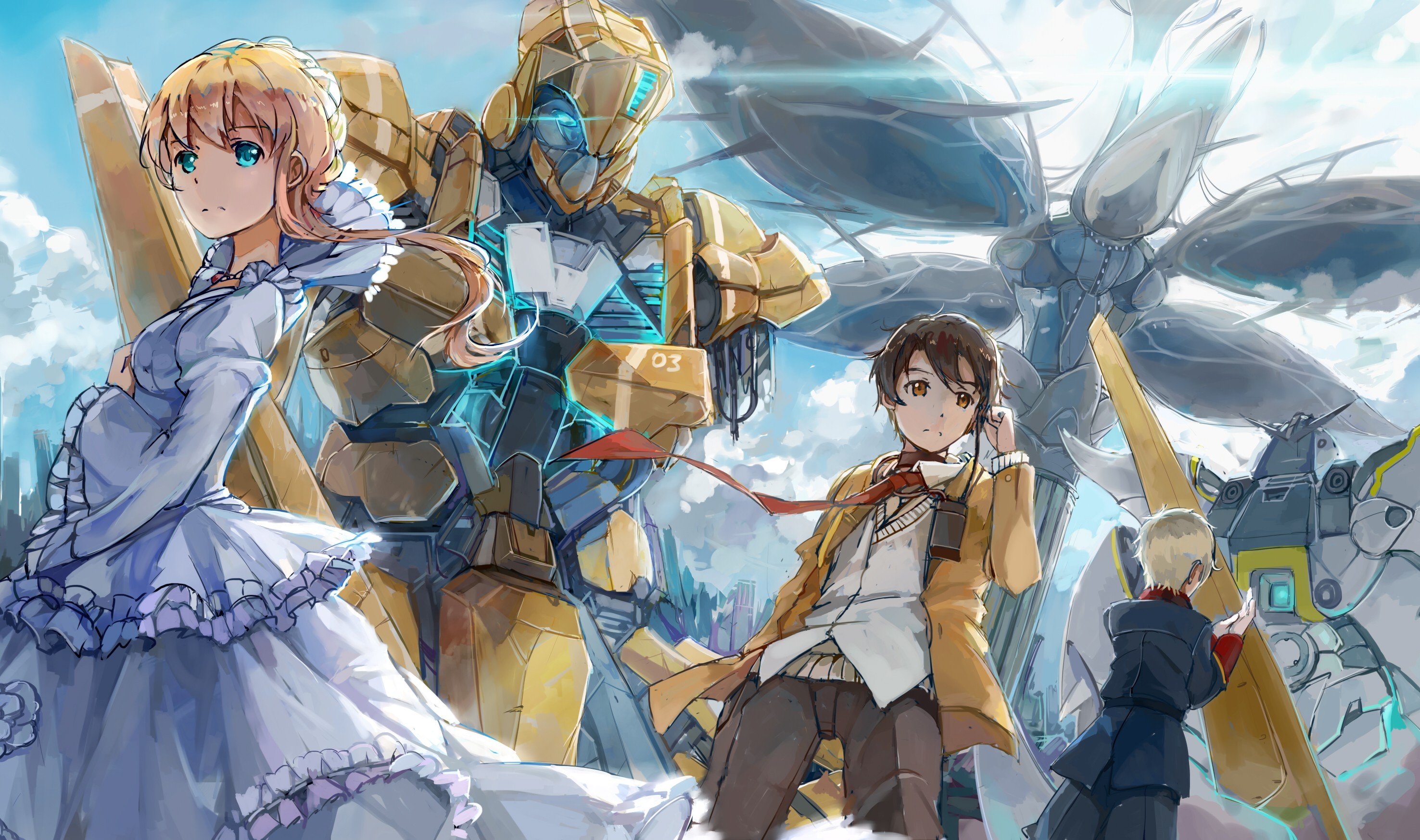 Aldnoah.Zero, Mech, Asseylum Vers Allusia, Kaizuka Inaho, Slaine Troyard, Anime, Anime boys, Anime girls Wallpaper