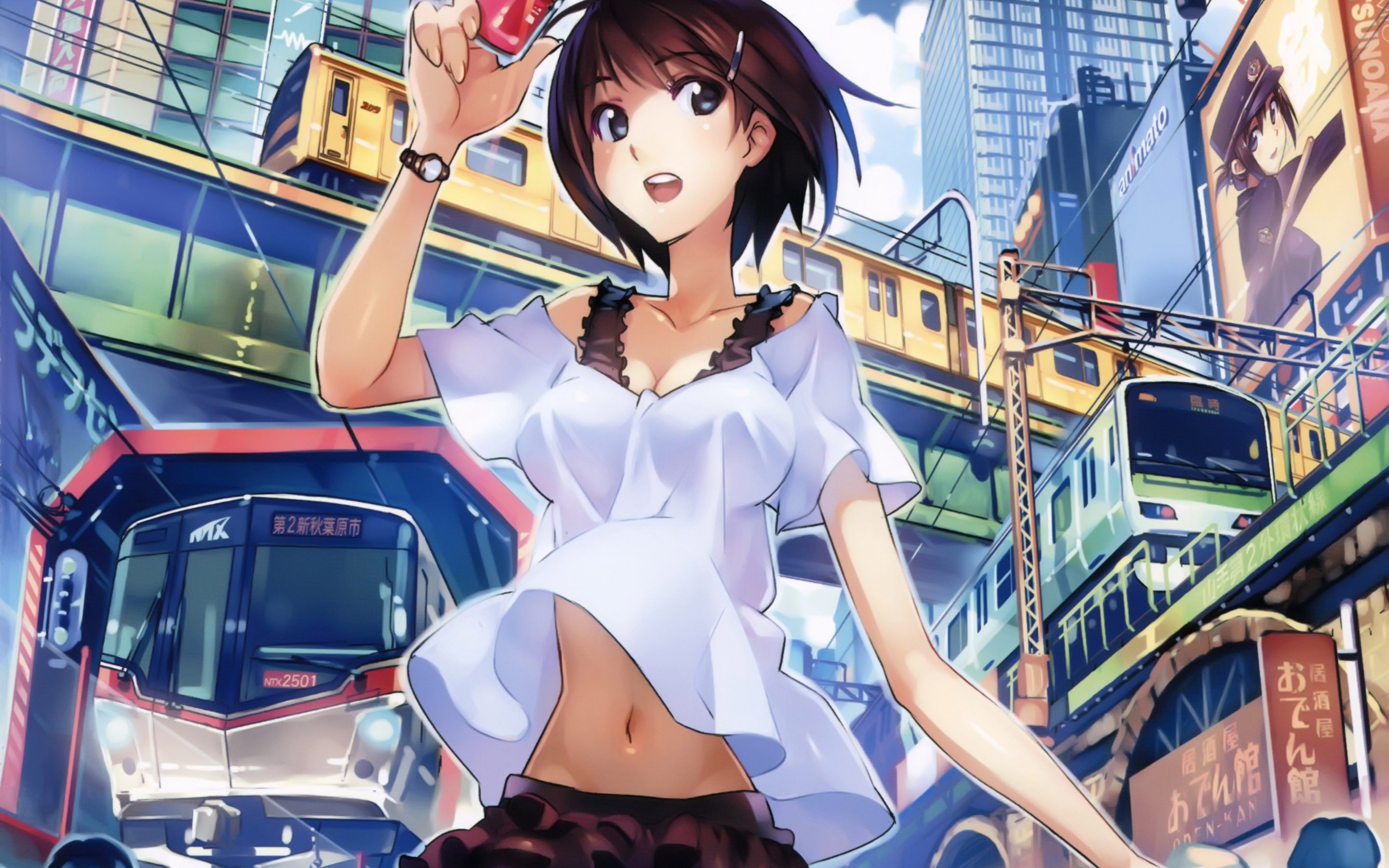 manga, Anime girls, Rail Wars Wallpaper