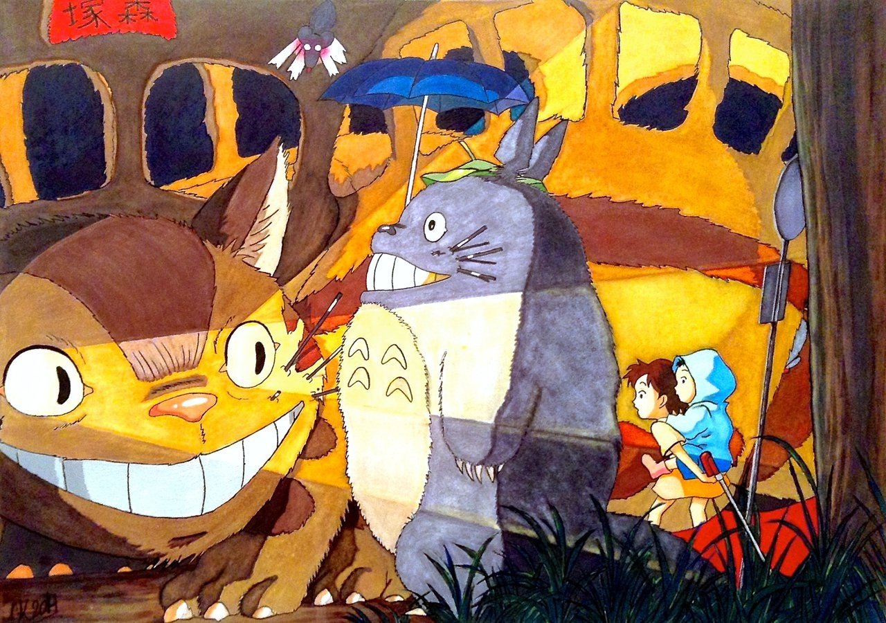 My Neighbor Totoro, Fan art Wallpaper