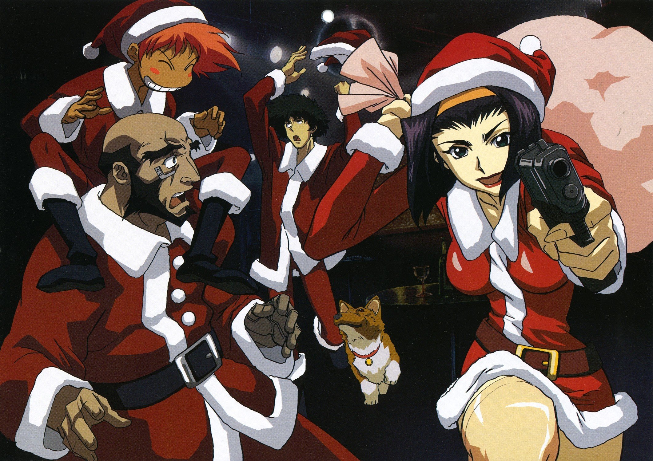 Cowboy Bebop, Christmas, Anime, Spike Spiegel Wallpapers HD / Desktop