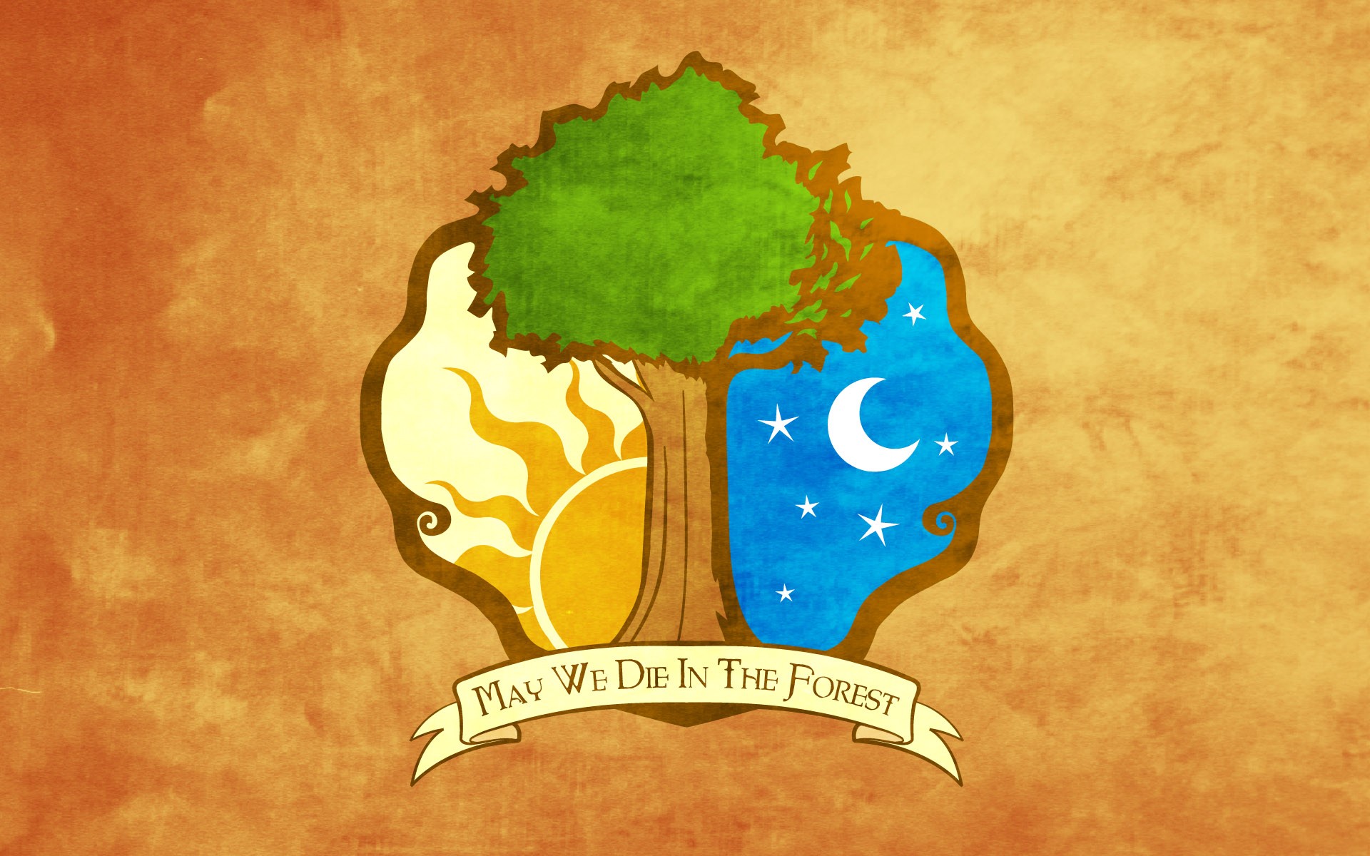 nature, Trees, Night, Day Wallpaper