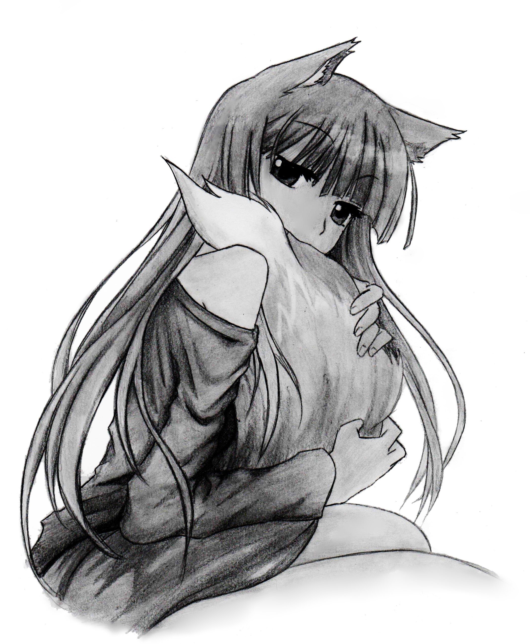Holo, Spice and Wolf Wallpaper