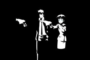 Psycho Pass, Anime, Pulp Fiction (parody), Kougami Shinya