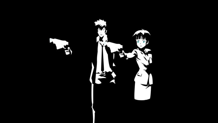 Psycho Pass, Anime, Pulp Fiction (parody), Kougami Shinya HD Wallpaper Desktop Background