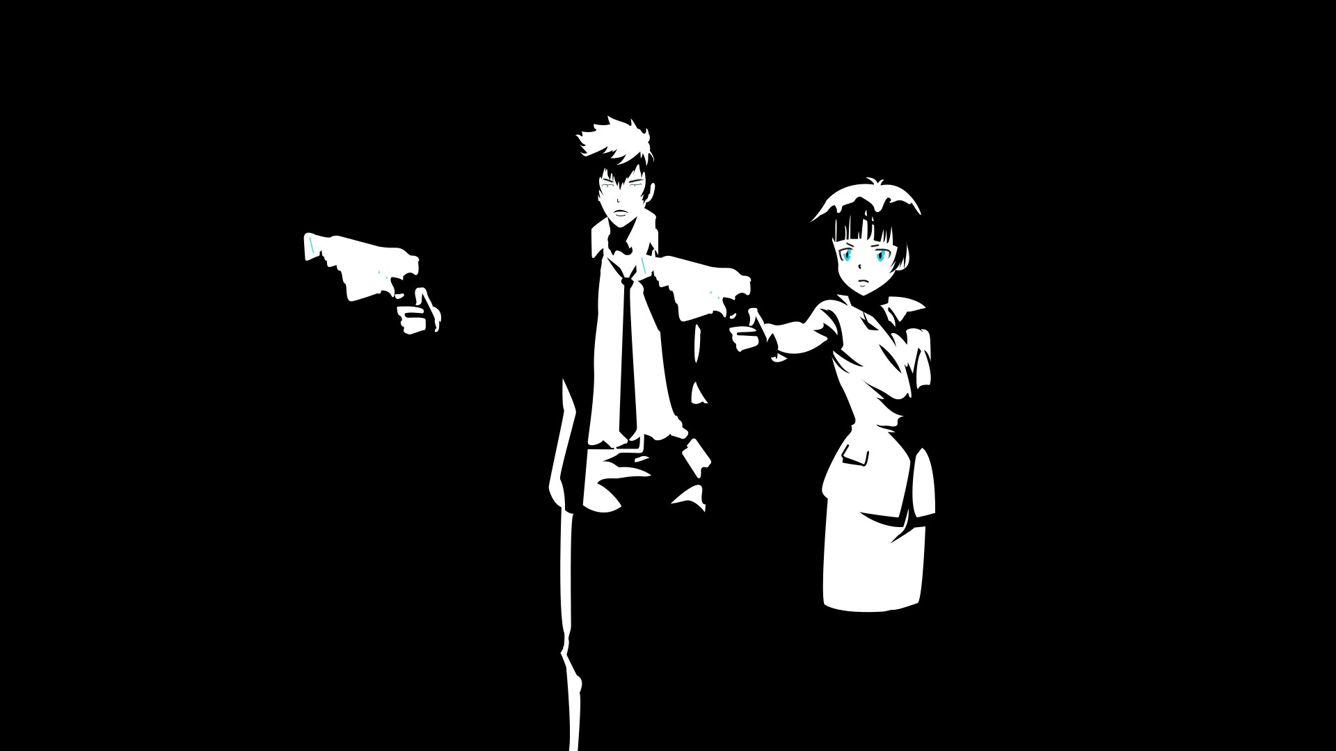 Psycho Pass, Anime, Pulp Fiction (parody), Kougami Shinya Wallpaper