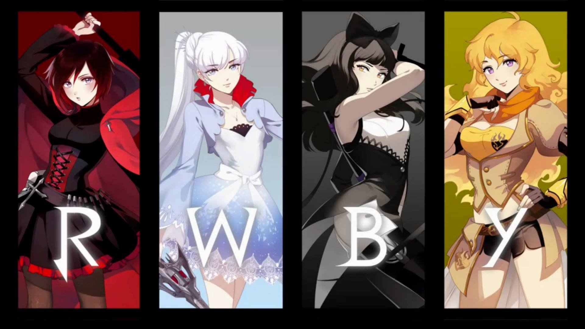 RWBY, Ruby Rose, Weiss Schnee, Blake Belladonna, Yang Xiao Long Wallpaper