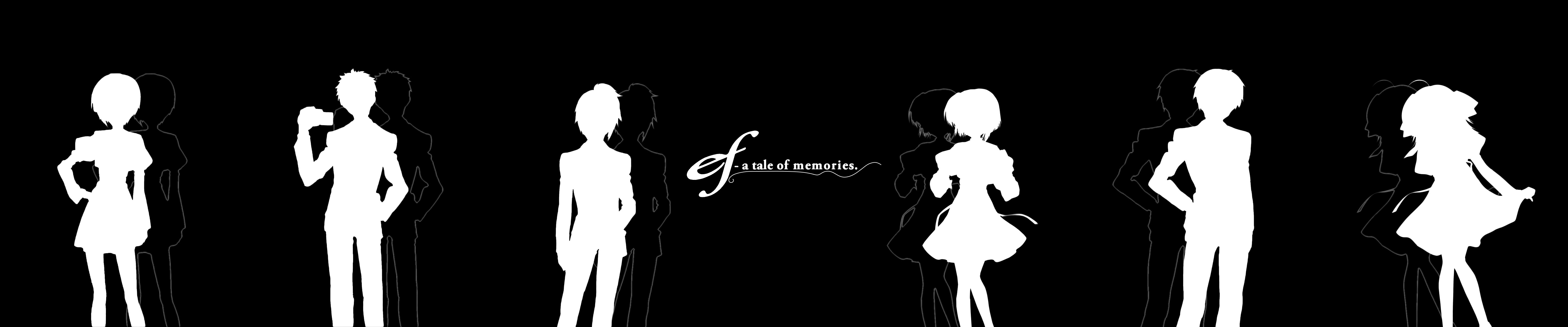 anime, Ef: A Tale of Memories, Shindou Kei, Tsutsumi Kyosuke, Renji Asou, Shindou Chihiro, Miyamura Miyako, Hiro Hirono Wallpaper