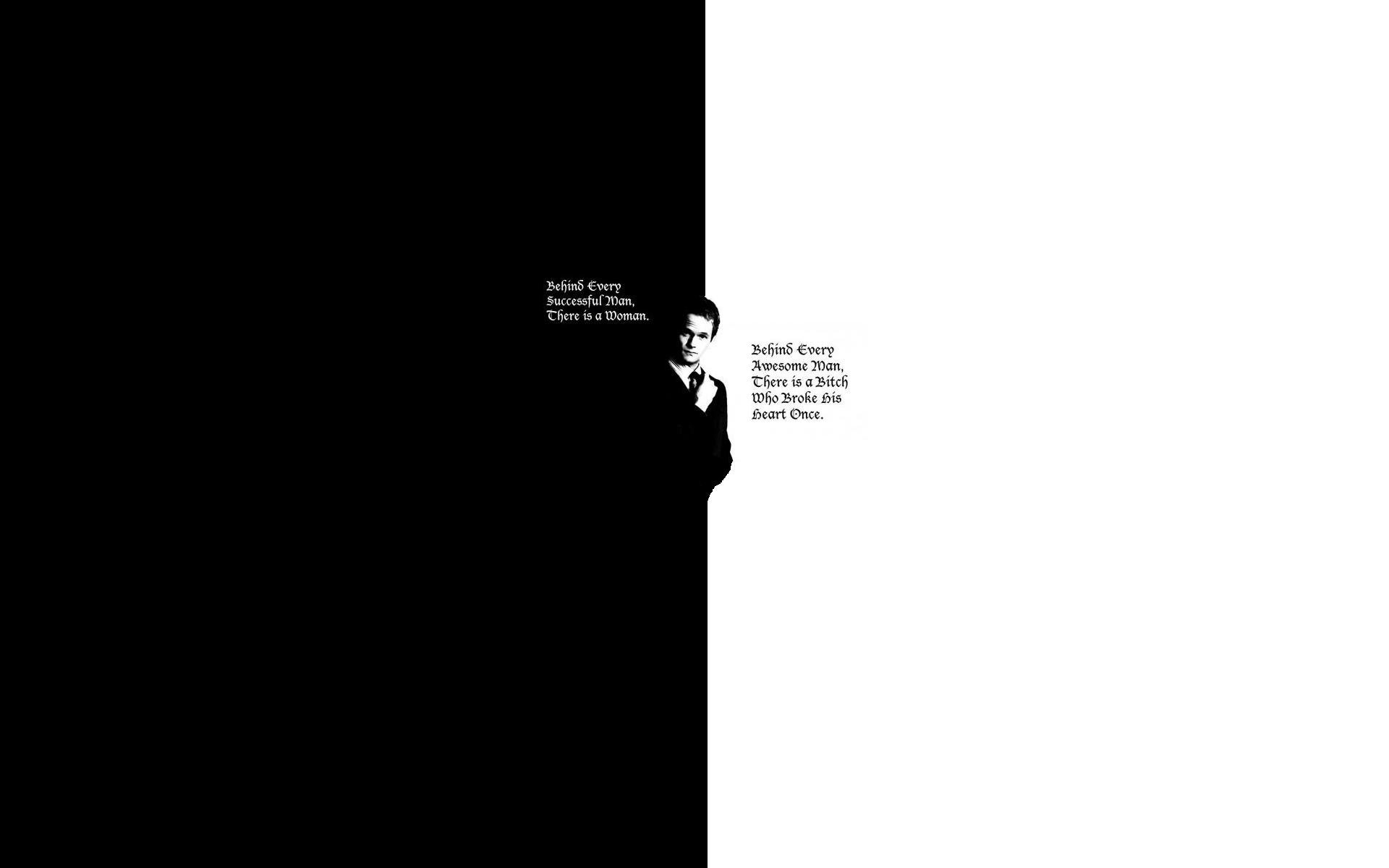 women, Black, And, White, Humor, Funny, Barney, Stinson, How, I, Met, Your, Mother, Tv, Series Wallpaper