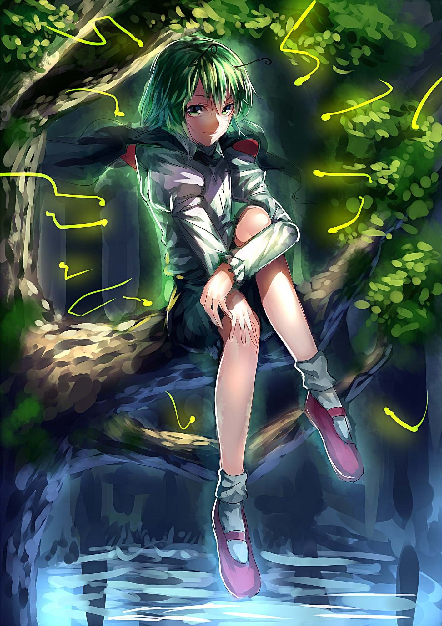 Touhou, Wriggle Nightbug Wallpaper