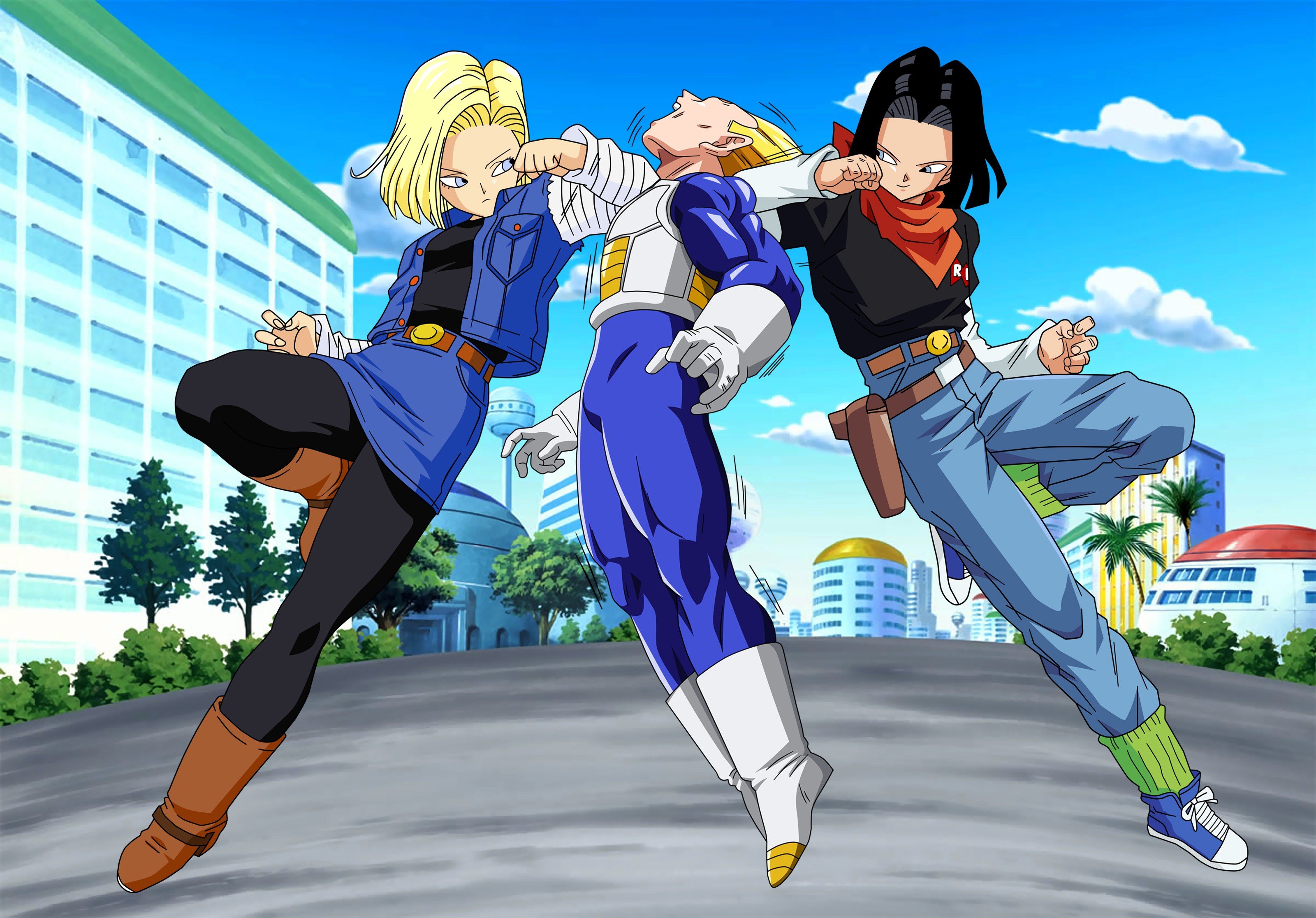 Wallpaper Dragon Ball Z Dragon Ball Android 18 Minima 2598