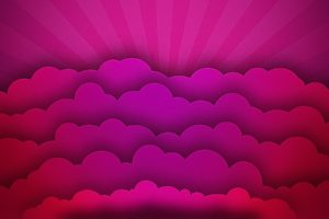 abstract, Clouds, Pink
