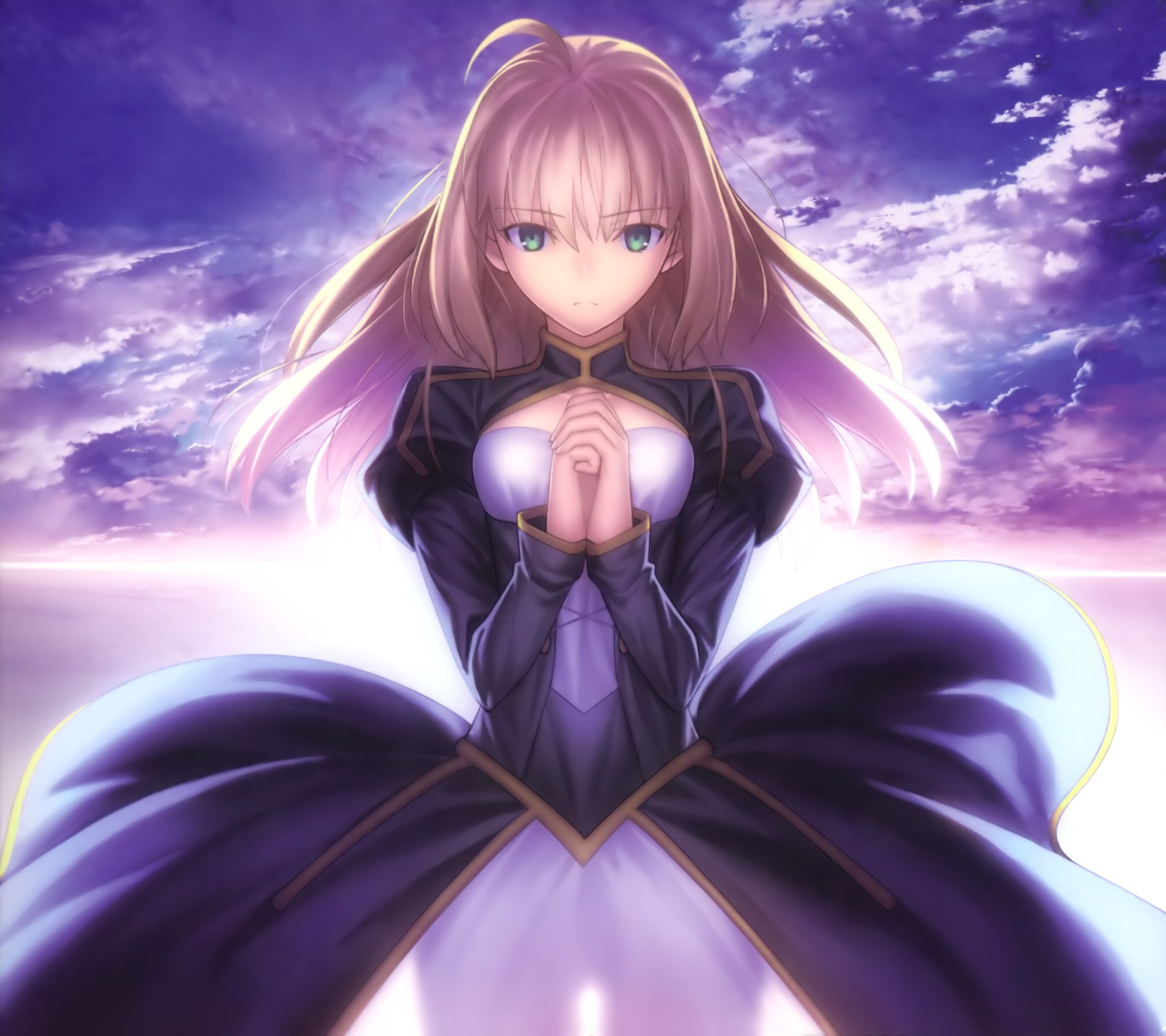 anime, Clouds, Sky, Fate Stay Night, Saber, Fate Series Wallpaper