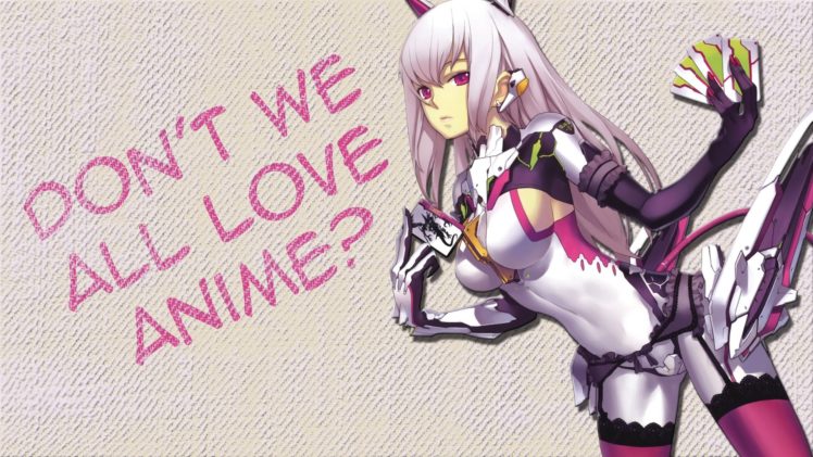 anime, Anime girls, Pink eyes, Original characters HD Wallpaper Desktop Background