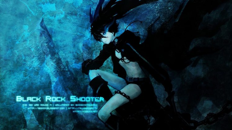 Black Rock Shooter, Anime, Anime girls HD Wallpaper Desktop Background