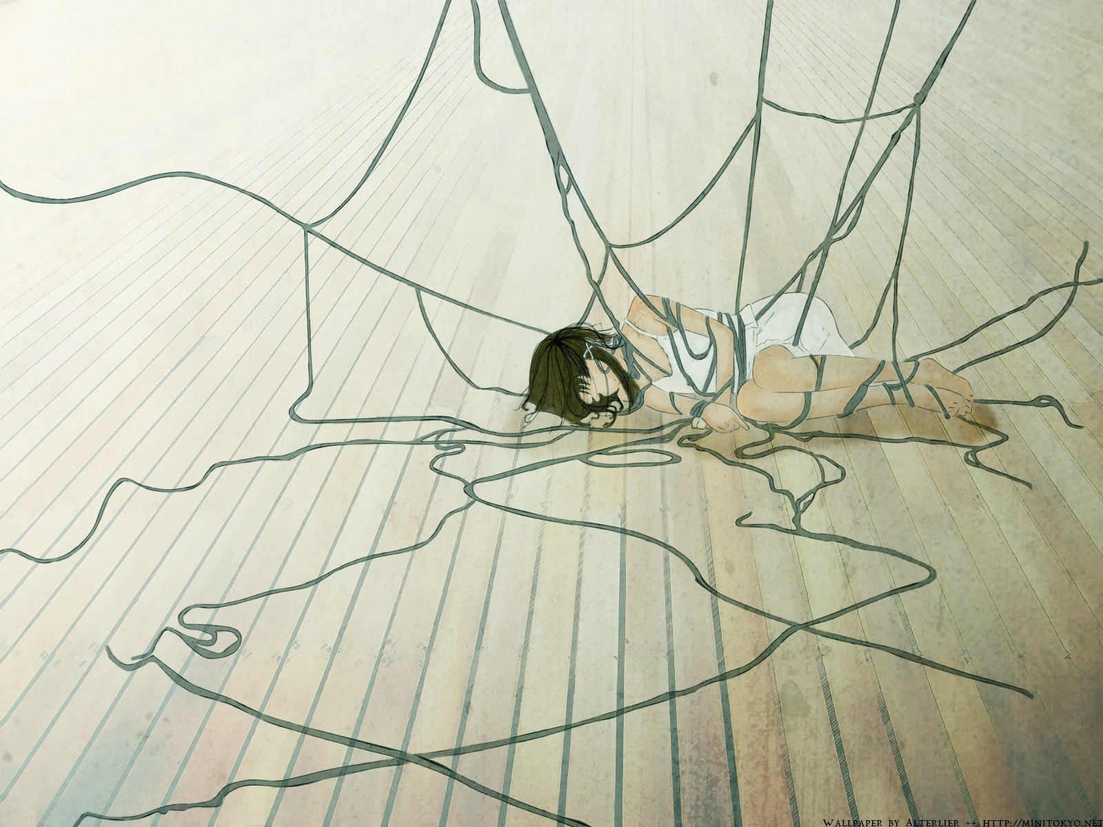 Serial Experiments Lain, Lain Iwakura Wallpaper