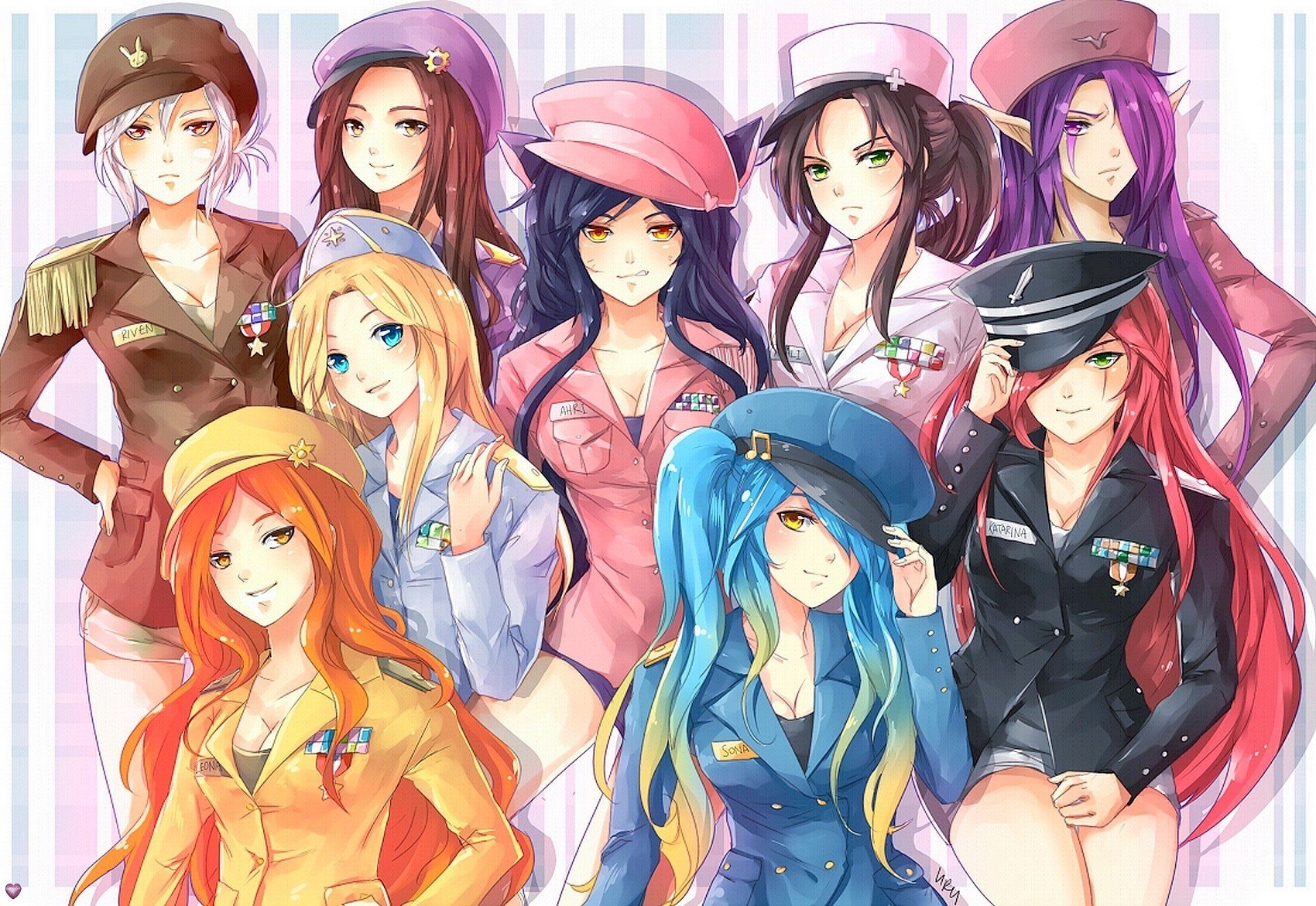 League of Legends, Anime girls, Anime Wallpaper