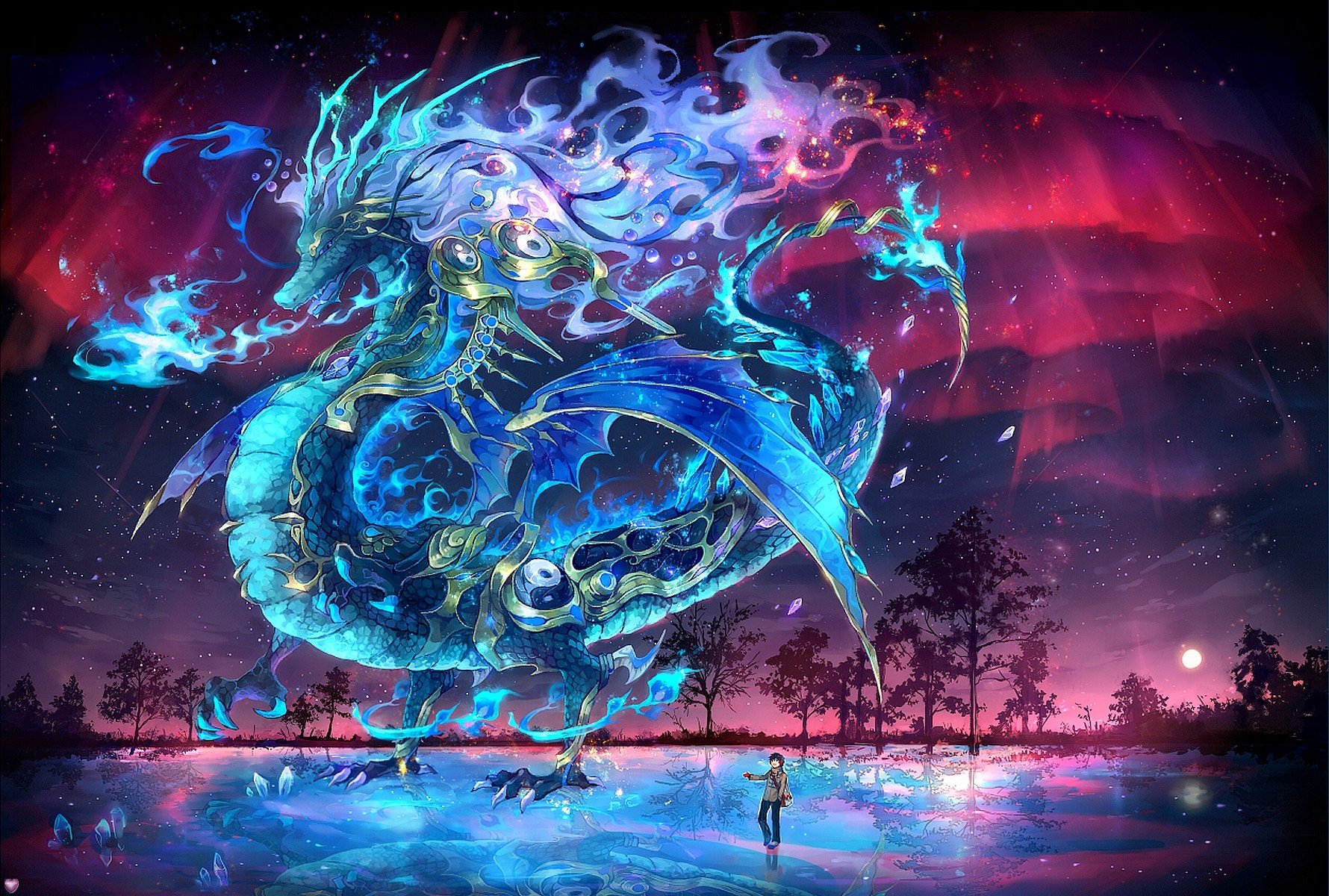 dragon, Anime Wallpaper