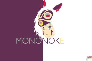 Studio Ghibli, Simple background, Princess Mononoke
