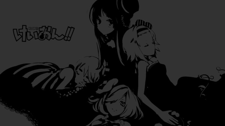 K ON!, Hirasawa Yui, Akiyama Mio, Tainaka Ritsu, Kotobuki Tsumugi, Anime HD Wallpaper Desktop Background