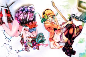 so bin, Anime girls, Vocaloid, Hatsune Miku, Megpoid Gumi